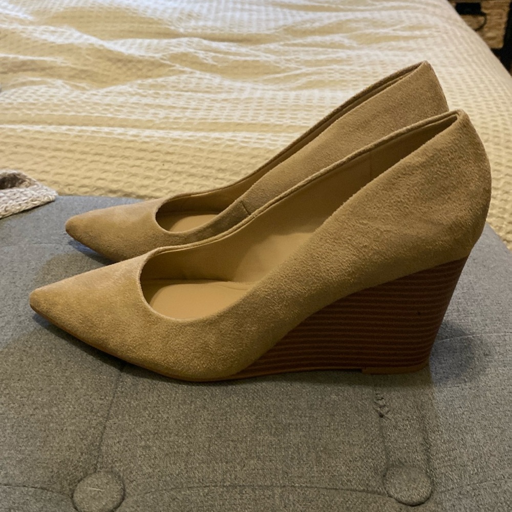 Mix No. 6 Harlan Wedge Pump in Mink Taupe